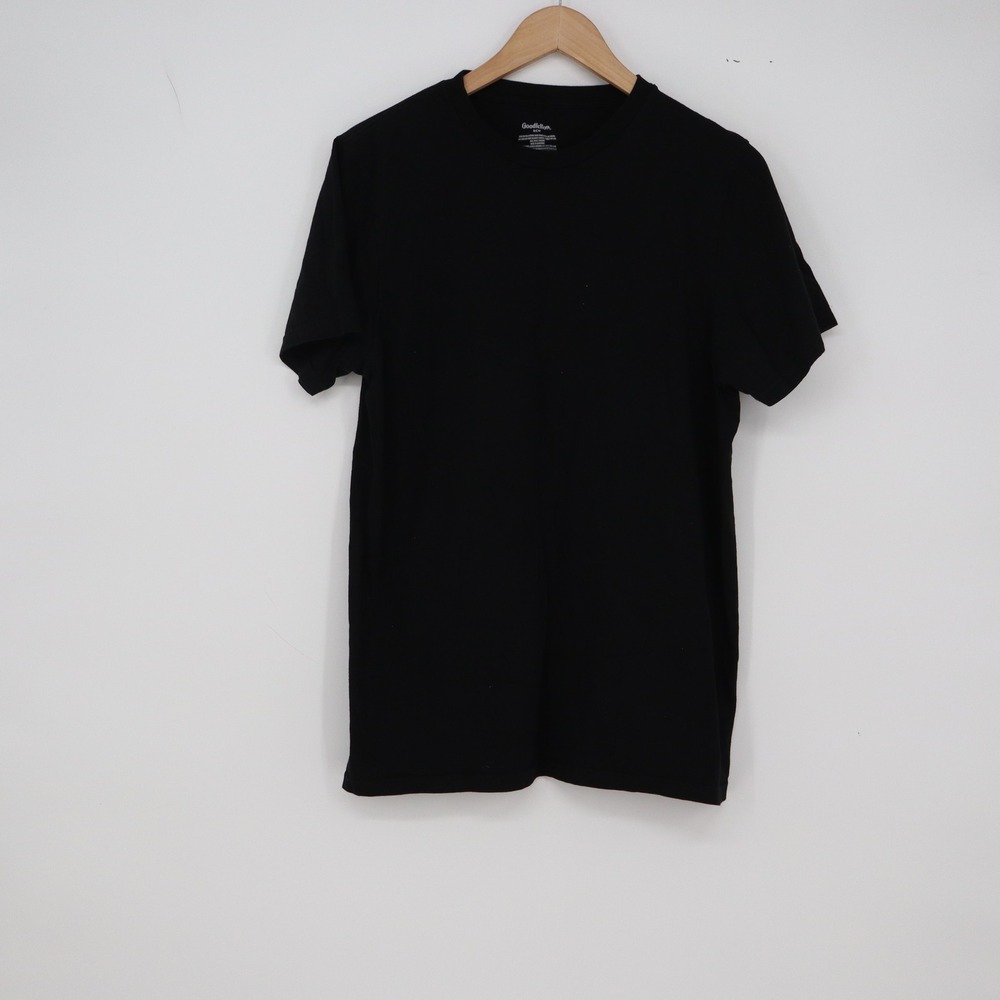 Goodfellow & Co T-Shirt Mens M Lyndale Black Short Sleeve Solid Excellent